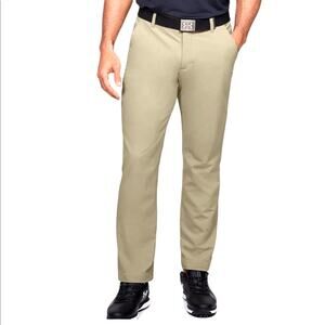 Under Armour Match Play Golf Pants 38x32 Tan Kaki